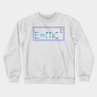 Einstein's famous formula of arrows Crewneck Sweatshirt